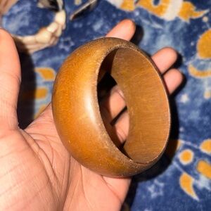 Classic Brown Wooden Bangle